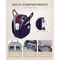 Lovevook Travel Laptop Backpack Women 156 Inch Antitheft Laptop Bag With Usb Port Fashion Waterproof Computer Backpacks Teac