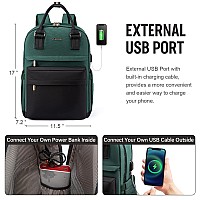 Lovevook Laptop Backpack For Women 156 Inch Laptop Bag With Usb Port Fashion Waterproof Backpacks Teacher Nurse Stylish Travel