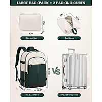 Lovevook Large Travel Backpack For Women 40L Carry On Luggage Flight Approved Tsa Personal Item Travel Bag Fits 173 Inch Lapt