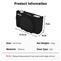 Muziri Kinokoo Sx730 Sx740 Camera Case Soft Silicone Case For Canon Powershot Sx740Sx730 Hs Camera Antiscratch Slim Fit Lig