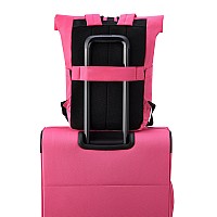 United Colors Of Benetton Be Rolltop Backpack Pink 156 Inch Laptop Sleeve