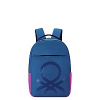 United Colors Of Benetton Fabrica Backpack Blue 156 Inch Laptop Sleeve