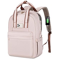 Lovevook Laptop Backpack Purse For Women 156 Inch Travel Laptop Bag With Usb Port Waterproof Work Teacher Nurse Computer Back