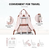 Lovevook Laptop Backpack Purse For Women 156 Inch Travel Laptop Bag With Usb Port Waterproof Work Teacher Nurse Computer Back