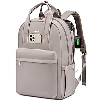 Lovevook Laptop Backpack For Women 17 Inch Travel Laptop Bag With Usb Port Waterproof Computer Backpack Purse For Work Teacher