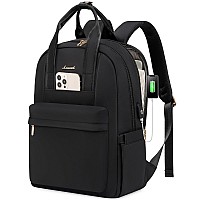 Lovevook Laptop Backpack Purse For Women 156 Inch Travel Laptop Bag With Usb Port Waterproof Work Teacher Nurse Computer Back