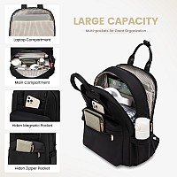 Lovevook Laptop Backpack Purse For Women 156 Inch Travel Laptop Bag With Usb Port Waterproof Work Teacher Nurse Computer Back