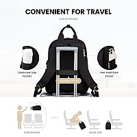 Lovevook Laptop Backpack Purse For Women 156 Inch Travel Laptop Bag With Usb Port Waterproof Work Teacher Nurse Computer Back