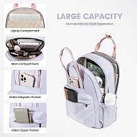 Lovevook Laptop Backpack Purse For Women 156 Inch Travel Laptop Bag With Usb Port Waterproof Work Teacher Nurse Computer Back