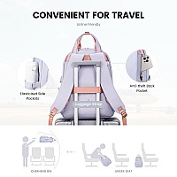 Lovevook Laptop Backpack Purse For Women 156 Inch Travel Laptop Bag With Usb Port Waterproof Work Teacher Nurse Computer Back