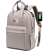 Lovevook Laptop Backpack Purse For Women 156 Inch Travel Laptop Bag With Usb Port Waterproof Work Teacher Nurse Computer Back