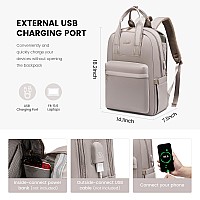 Lovevook Laptop Backpack Purse For Women 156 Inch Travel Laptop Bag With Usb Port Waterproof Work Teacher Nurse Computer Back