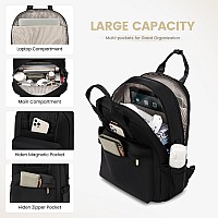 Lovevook Laptop Backpack For Women 17 Inch Travel Laptop Bag With Usb Port Waterproof Computer Backpack Purse For Work Teacher