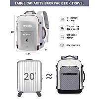 Lovevook Large Travel Backpack For Women 50L Carry On Backpack Airplane Approved Tsa Personal Item Travel Bag For Women Fits 1