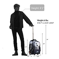 Uniker 2 In 1 Set Roller Bag With Lunch Bagrolling Laptop Bag For 14 Inch With A Cooler Bagroller Travel Bag Setsuitcase On W