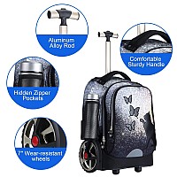 Uniker 2 In 1 Set Roller Bag With Lunch Bagrolling Laptop Bag For 14 Inch With A Cooler Bagroller Travel Bag Setsuitcase On W