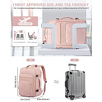 Lovevook Large Travel Backpack For Women Carry On Bag Backpack Flight Approved 40L Tsa Personal Item Travel Bag With 3 Packing