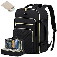 Lovevook Large Travel Backpack For Women Carry On Bag Backpack Flight Approved 40L Tsa Personal Item Travel Bag With 3 Packing