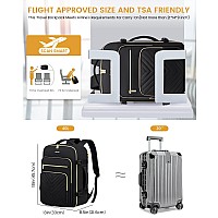 Lovevook Large Travel Backpack For Women Carry On Bag Backpack Flight Approved 40L Tsa Personal Item Travel Bag With 3 Packing