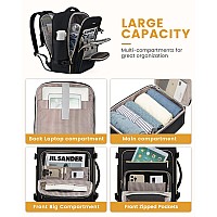 Lovevook Large Travel Backpack For Women Carry On Bag Backpack Flight Approved 40L Tsa Personal Item Travel Bag With 3 Packing