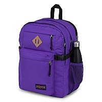 Jansport Main Campus Backpack Travel Or Work Bag W 15Inch Laptop Sleeve And Dual Water Bottle Pockets Party Plum