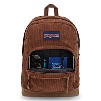 Jansport Right Pack Expressions Backpack Travel Work Or Laptop Bag Basic Brown Corduroy