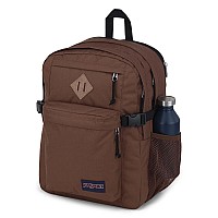 Jansport Main Campus Backpack Travel Or Work Bag W 15Inch Laptop Sleeve And Dual Water Bottle Pockets Basic Brown