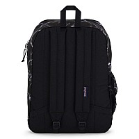 Jansport Cross Town Plus Backpack Large Main Compartment Side Water Bottle Pocket 15Inch Padded Laptop Sleeve Electric Bo