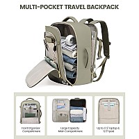 Lovevook Travel Backpack For Women 40L Carry On Backpack For Airplanes Personal Item Bag For Airlines Fits 17 Inch Laptop Tsa