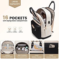 Lovevook Laptop Backpack For Women 156 Inchcute Backpack Laptop Bag With Usb Portwaterproof Travel Backpack Purse Teacher Nur