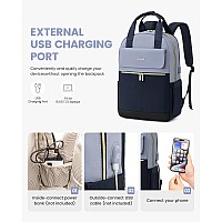 Lovevook Laptop Backpack For Women 156Inch Laptop Bag With Usb Port Waterproof Travel Work Backpack Purse Antitheft Backpac