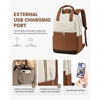 Lovevook Laptop Backpack For Women 156Inch Laptop Bag With Usb Port Waterproof Travel Work Backpack Purse Antitheft Backpac