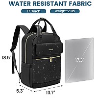 Lovevook Laptop Backpack For Women 173Inch Laptop Bag With Usb Port Waterproof Travel Work Backpack Purse Antitheft Backpac