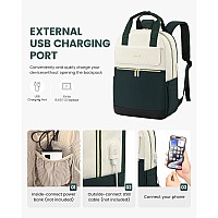 Lovevook Laptop Backpack For Women 156Inch Laptop Bag With Usb Port Waterproof Travel Work Backpack Purse Antitheft Backpac