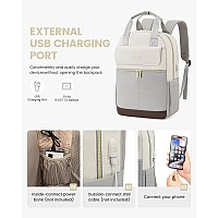 Lovevook Laptop Backpack For Women 156Inch Laptop Bag With Usb Port Waterproof Travel Work Backpack Purse Antitheft Backpac