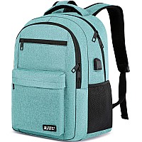 Rjeu Backpack For Women School Backpack For Teen With Usb Charging Hole Water Resistant College Bookbag 156 Inch Large Capac