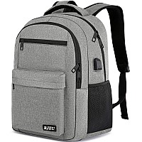 Rjeu Backpack For Men And Women School Backpack For Teen Boys And Girls 173 Inch Laptop Bookbag With Usb Charging Port For Bu