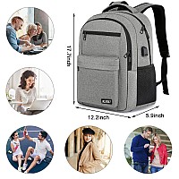 Rjeu Backpack For Men And Women School Backpack For Teen Boys And Girls 156 Inch Laptop Bookbag With Usb Charging Port For Bu