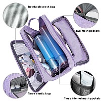 Toiletry Bag For Men Hanging Dopp Kit Water Resistant Shaving Bag Small Toiletry Bag For Traveling Denim Pure Purple