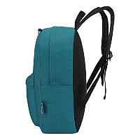 Moda West 24 Pack 17 Inch Wholesale Bulk Backpack For Work School In In Teal Color Perfect For Donations And Giveaways