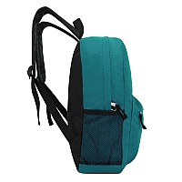 Moda West 24 Pack 17 Inch Wholesale Bulk Backpack For Work School In In Teal Color Perfect For Donations And Giveaways