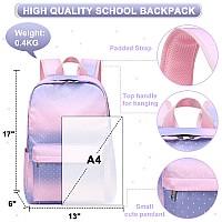 School Backpack For Teens Large Marble Bookbag Lightweight 17 Inch Laptop Bag For Girls Boys Casual High School College