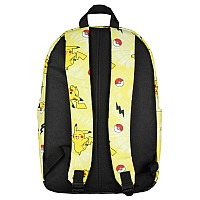 Bioworld Pokemon Pikachu Pokeball Tie Dye 17 Travel Laptop Backpack