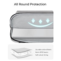 Bagsmart 1314 Inch Laptop Case Bag Protective Laptop Sleeve With Multiple Compartments For Macbook Airpro 133 Inch Lightwei