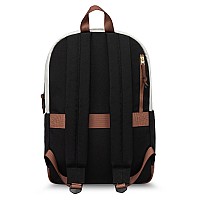 Lovevook Classical School Backpack Lightweight College Laptop Backpack Water Resistant Basic Bookbag Casual Daypack