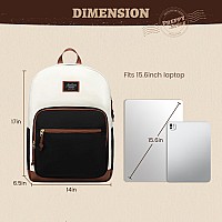 Lovevook Classical School Backpack Lightweight College Laptop Backpack Water Resistant Basic Bookbag Casual Daypack