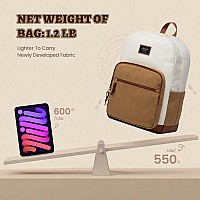 Lovevook Classical School Backpack Lightweight College Laptop Backpack Water Resistant Basic Bookbag Casual Daypack