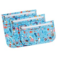 Hionxmga Clear Travel Toiletry Bag Set Of 3 Tsa Approved Toiletry Bag Quart Size Zipper Travel Pouch Waterproof Travel Makeup