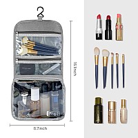 Lcsmaokin Large Capacity Toiletry Bag Travel Bag With Hanging Hook For Men And Women Waterproof Travel Cosmetic Bag Bathroom Sto