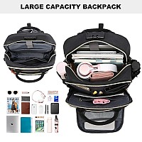 Lovevook Laptop Backpack Purse For Women Men Unisex Large Capacity 17 Inch Travel Antitheft Bag Work Computer Business Back